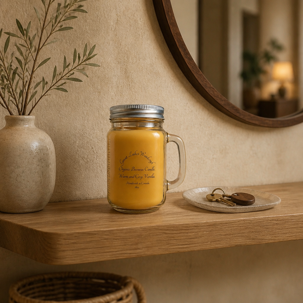 Roasted Espresso 16 oz beeswax candle